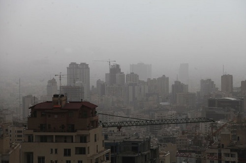 آلودگی هوا میدان دید را در تهران به یک سوم کاهش داد