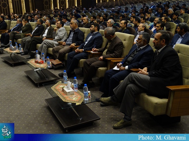 سردار جلالی در دیدار با کارمندان سازمان پدافند غیر عامل در سال جدید