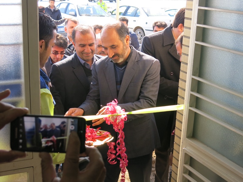 افتتاح ساختمان جدید پایگاه اورژانس جاده ای کاج شهرستان رزن