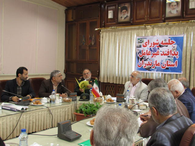 برگزاری دومین جلسه شورای پدافند غیرعامل و قرارگاه پدافند زیستی مازندران
