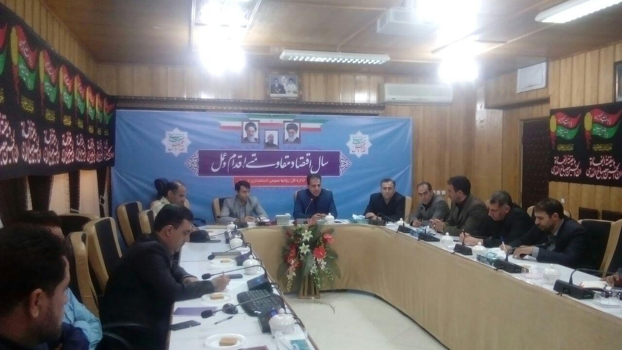 برگزاری جلسه هماهنگی نکوداشت هفته پدافند غیر عامل استان لرستان