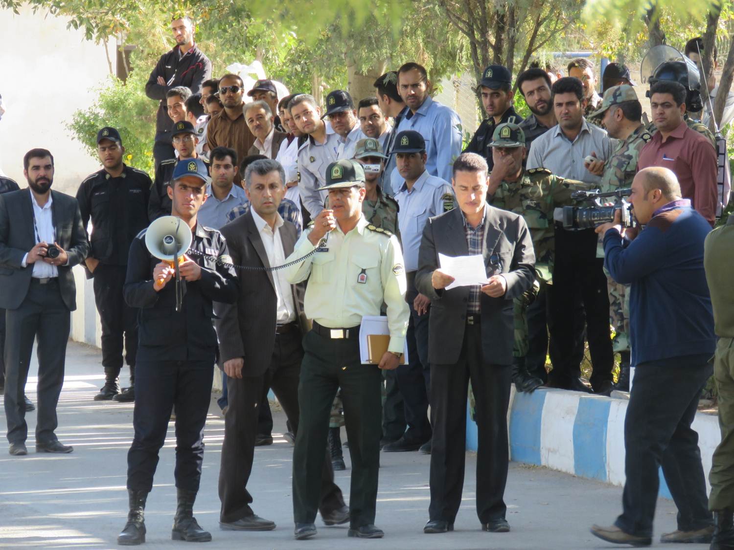 برگزاری رزمایش فرار زندانیان و آشوب در زندان مرکزی کرمان
