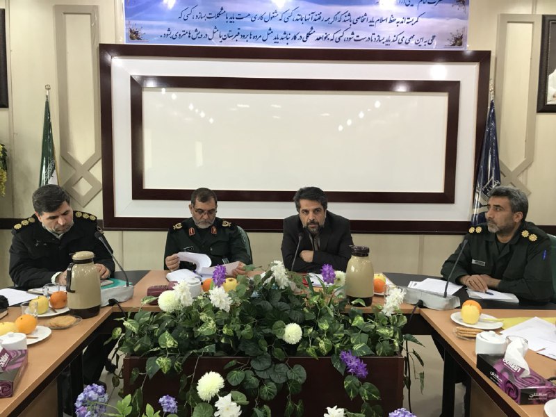 ششمین جلسه قرارگاه پدافند زیستی استان در سال جاری برگزار شد.