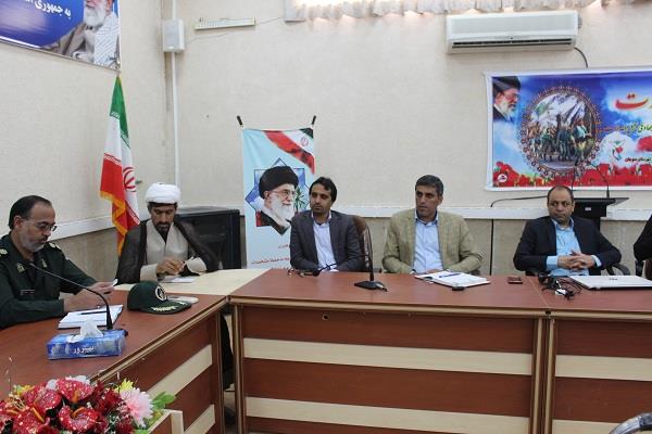 برگزاری جلسه شورای پدافند غیر عامل در شهرستان منوجان