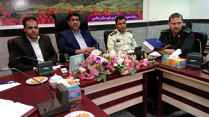 برگزاری جلسه شورای پدافند غیرعامل شهرستان چگنی