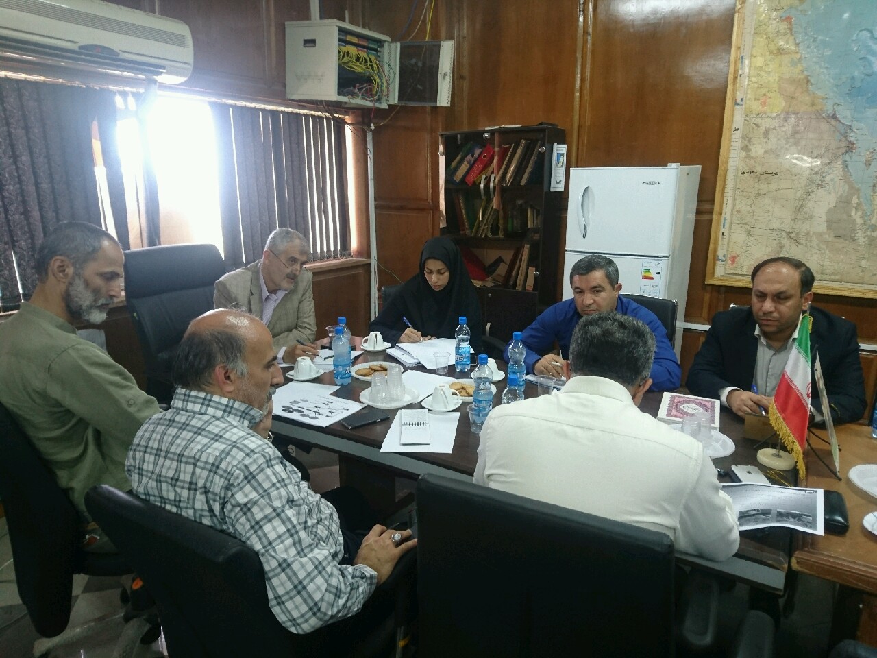 اولین جلسه اداره کل پدافندغیرعامل در حوزه بحران آب ومشکلات منابع ومصارف آب در استان برگزار گردید