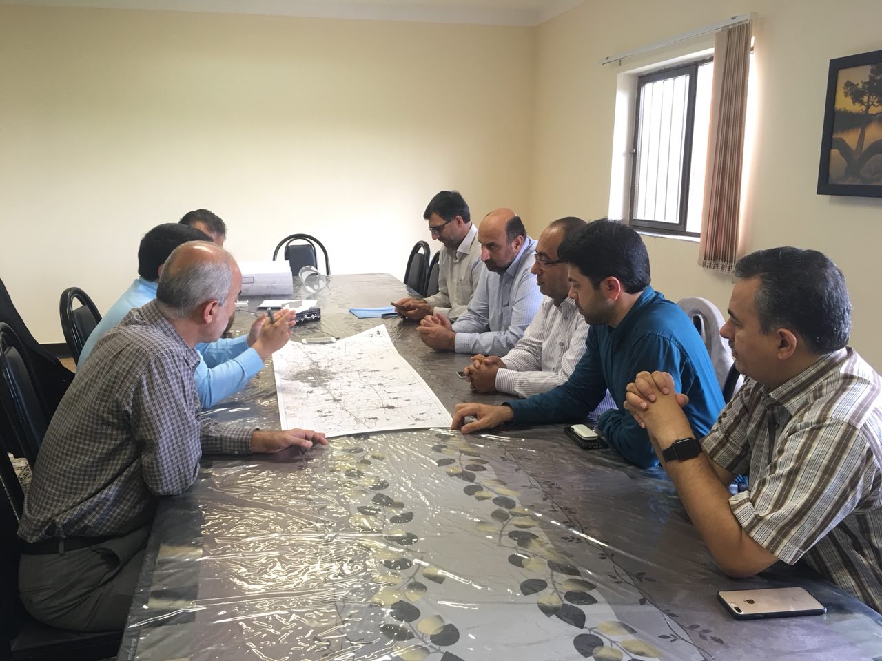 جلسه بررسی پروژه کمربندی شهر گرگان به کردکوی از منظر آمایش و مکان یابی پدافند غیرعامل