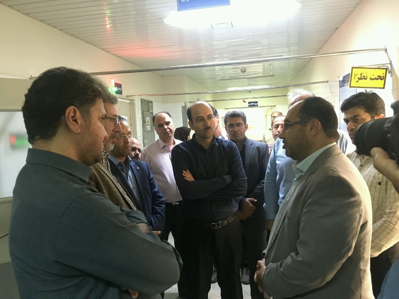 بازدید مدیرکل پدافند غیرعامل گلستان از بیمارستان شهید صیاد شیرازی گرگان
