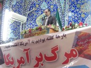 سخنرانی  دکتر منفردی مدیرکل پدافند غیرعامل پیش از خطبه های نماز جمعه مرکز استان مازندران