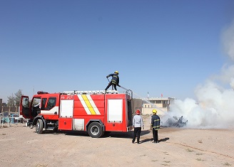 برگزاری رزمایش آنفلونزای فوق حاد پرندگان رزمایش آتش سوزی در شهرستان زرند