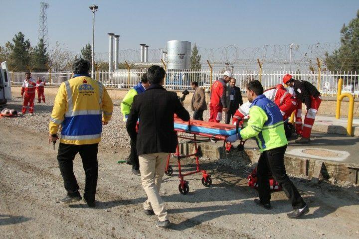 مانور پدافند غیر عامل با رویکرد خرابکاری در ایستگاه گازرسانی مشهد