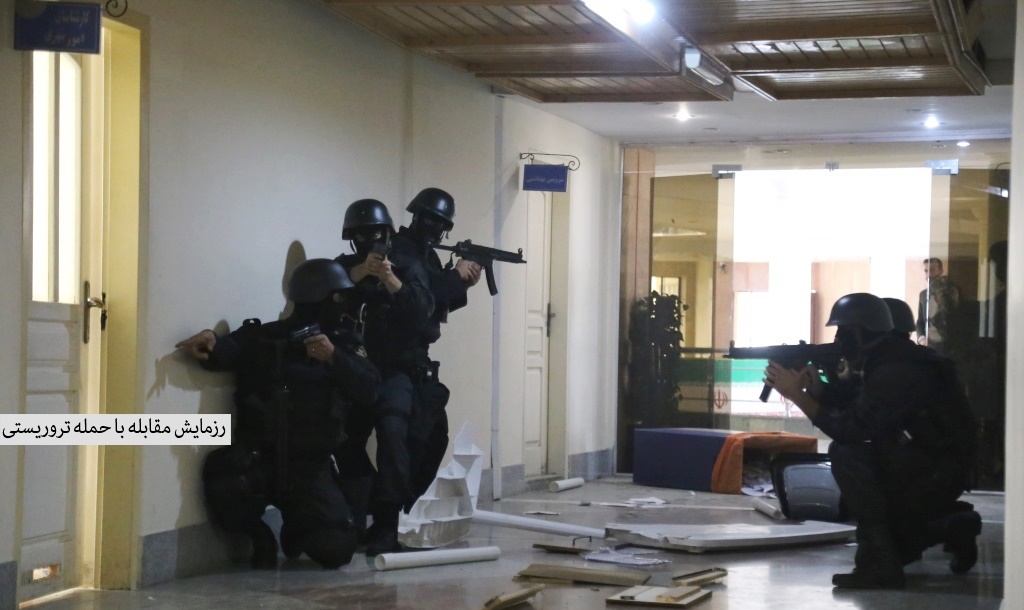 رزمایش مقابله با حمله تروریستی در ساختمان استانداری گلستان برگزار شد+ تصاویر