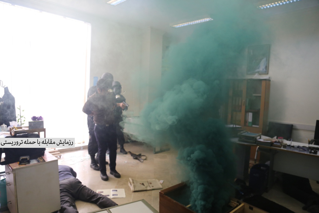 رزمایش مقابله با حمله تروریستی در ساختمان استانداری گلستان برگزار شد+ تصاویر