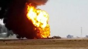 گزارش آتش سوزی در خط لوله انتقال نفت در امیدیه