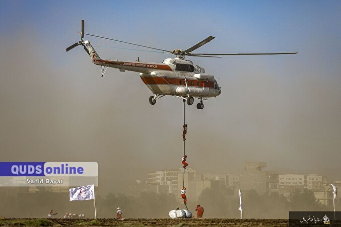 گزارش تصویری|مانور امداد و نجات «ولایت» منطقه شمال شرق کشور در مشهد