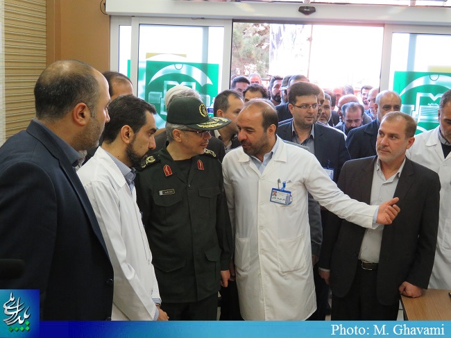 تصاویر افتتاح و بازدید از اورژانس بیمارستان بقیه الله الاعظم