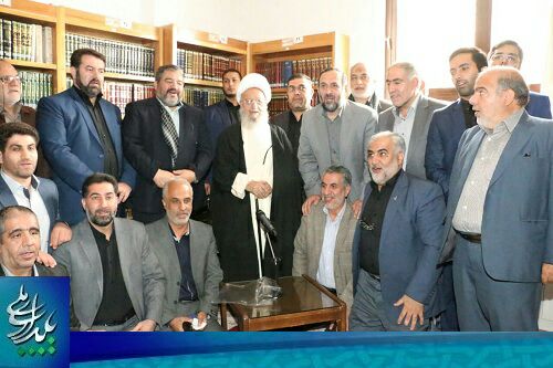 تصاویر دیدار رئیس و معاونین سازمان پدافند غیرعامل کشور با علمای قم