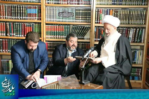 تصاویر دیدار رئیس و معاونین سازمان پدافند غیرعامل کشور با علمای قم
