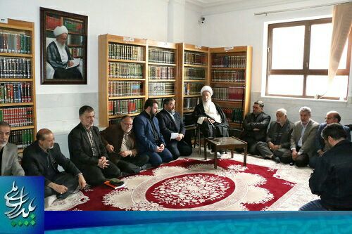 تصاویر دیدار رئیس و معاونین سازمان پدافند غیرعامل کشور با علمای قم