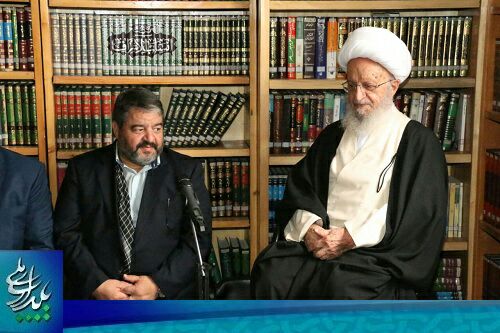 تصاویر دیدار رئیس و معاونین سازمان پدافند غیرعامل کشور با علمای قم