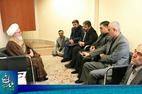 تصاویر دیدار رئیس و معاونین سازمان پدافند غیرعامل کشور با علمای قم