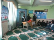 برگزاری رزمایش پدافند غیرعامل در دبیرستان دخترانه شهید حجازی