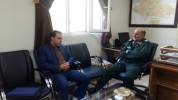 دیدار مدیر کل پدافند غیرعامل استان لرستان با فرمانده ارشد سپاه استان