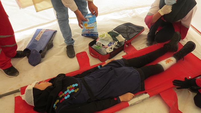 برگزاری رزمایش امداد و نجات در دانشگاه پیام نور بردسیر/ گزارش تصویری