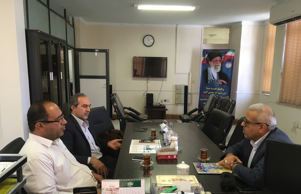 نشست هم اندیشی مدیرکل پدافند غیرعامل گلستان با رییس دانشگاه فرهنگیان و رئیس صندوق ذخیره فرهنگیان