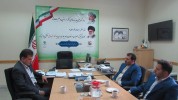دیدار مدیرکل پدافند غیرعامل استانداری با مدیرکل بانک مهر اقتصاد استان سمنان
