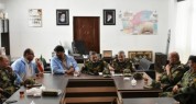 جلسه ستاد بحران در فرمانداری گلستان با حضور فرمانده کل ارتش برگزار شد