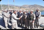 فرمانده سپاه کردستان از مقرهای عملیاتی سپاه در روستای «گله» مریوان بازدید کرد