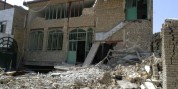 تخریب یک مسجد بر اثر انفجار گاز در کرج