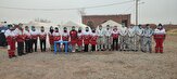 اجرای رزمایش پدافند زیستی مقابله با تب کریمه کنگو در چناران