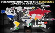 کدام کشور‌ها بیشترین میزان جرایم سایبری در جهان را دارند؟+ اینفوگرافی