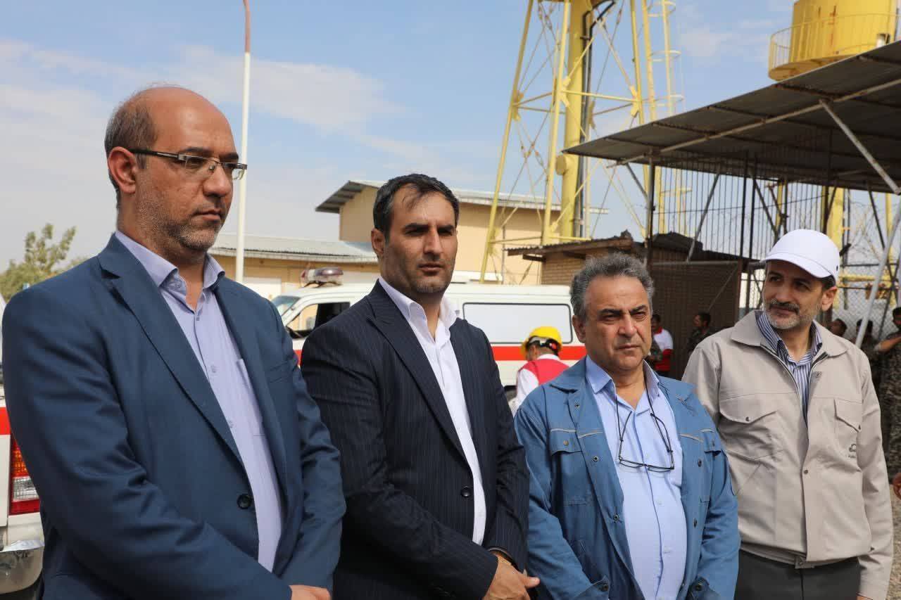 برگزاری رزمایش خطوط نفت و مخابرات در استان کرمان