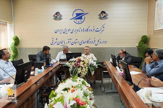بازدید مسئولان پدافند غیرعامل از فرودگاه شهید مدنی تبریز