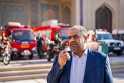 مانور بزرگ «ایمنی، امداد و نجات» در حرم شاهچراغ(ع) برگزار شد