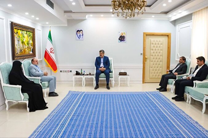 گزارش تصویری| دیدار معاون بسیج و امور استان‌های سازمان پدافند غیرعامل کشور با استاندار یزد