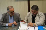 گزارش تصویری / امضای تفاهم همکاری بین سازمان پدافند غیرعامل و سازمان زمینشناسی