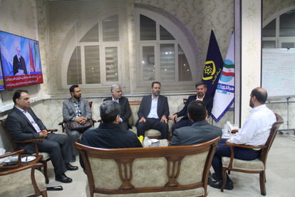 بازدید معاون فاوا و جانشین قرارگاه سایبری سازمان پدافند غیرعامل کشور از صدا و سیمای استان مرکزی