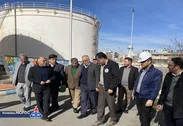 بازدید معاون هماهنگ کننده سازمان پدافند غیرعامل کشور از تاسیسات انبار نفت سنندج