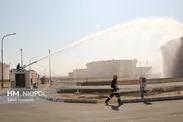 سنجش توان عملیاتی کارکنان منطقه همدان با اجرای مانور در انبار نفت ایثارگران