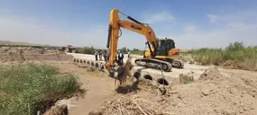 اقدامات پدافند غیرعامل جهت بازگشایی ۱۰۰ نقطه آسیب‌پذیر و گلوگاه رودخانه‌های خراسان شمالی