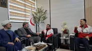 نشست مشترک مدیرکل پدافندغیرعامل استان قم با مدیرعامل جمعیت هلال احمر و نمایندگی ولی فقیه در جمعیت هلال احمر استان